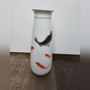 Koi fish vase